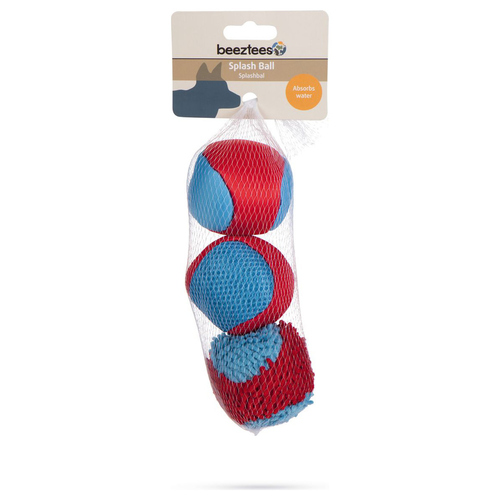 weitere Abbildung Beeztees Hundespielzeug Splashball blau/rot