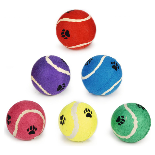 Beeztees Hundespielzeug Tennisball grün