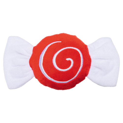 weitere Abbildung Beeztees Hundespielzeug Weihnachtsbonbon rot/wei aus Plsch