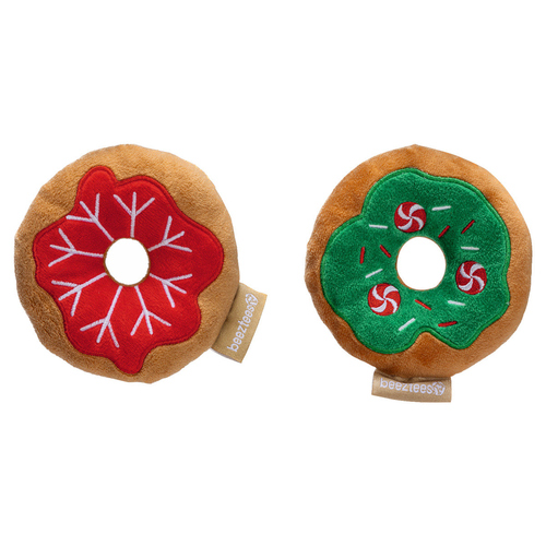 Beeztees Hundespielzeug Xmas Donuts Plüsch