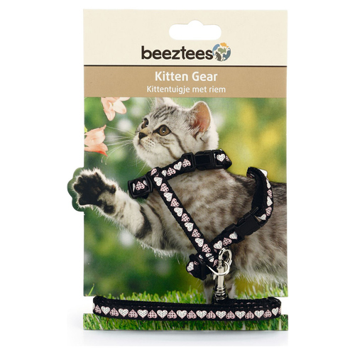 weitere Abbildung Beeztees Ktzchengeschirr Hearts schwarz