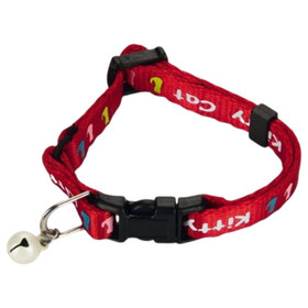 Abbildung Beeztees Ktzchenhalsband Kitty Cat rot