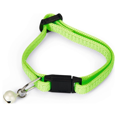 Beeztees Kätzchenhalsband Nylon knallgrün