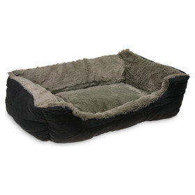 Abbildung Beeztees Katzenbett Baboo taupe/schwarz