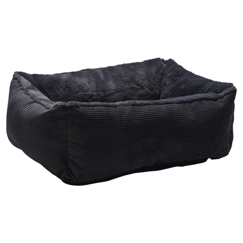 Katzenbett Moza aus Plüsch anthrazit, Abbildung 1