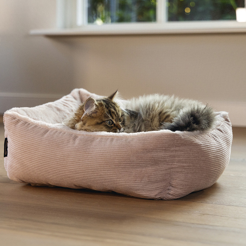 weitere Abbildung Beeztees Katzenbett Moza aus Plsch rosa