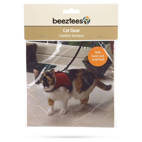 weitere Abbildung Beeztees Katzengeschirr Comfort rot