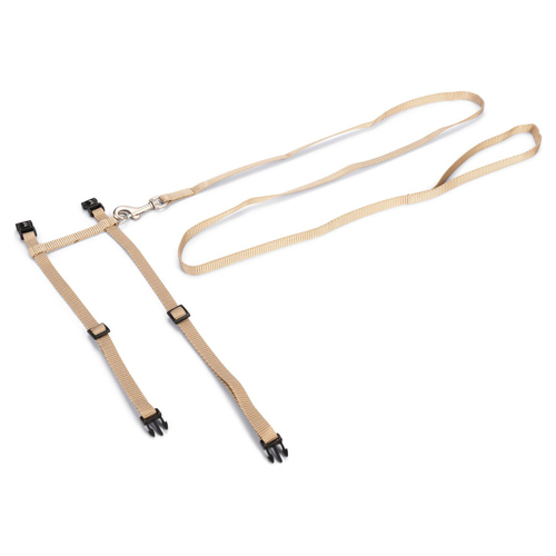 weitere Abbildung Beeztees Katzengeschirr Uni Nylon beige