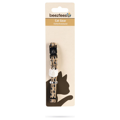 weitere Abbildung Beeztees Katzenhalsband Eyes Nylon beige