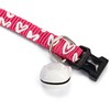 Beeztees Katzenhalsband Herz Nylon rosa Abbildung 3