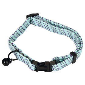 Abbildung Beeztees Katzenhalsband Nylon mit diagonalem Muster blau