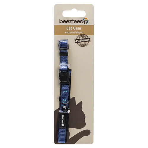 weitere Abbildung Beeztees Katzenhalsband Parinca aus Nylon blau