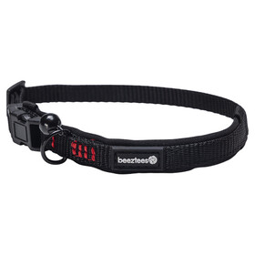 Abbildung Beeztees Katzenhalsband Parinca aus Nylon schwarz