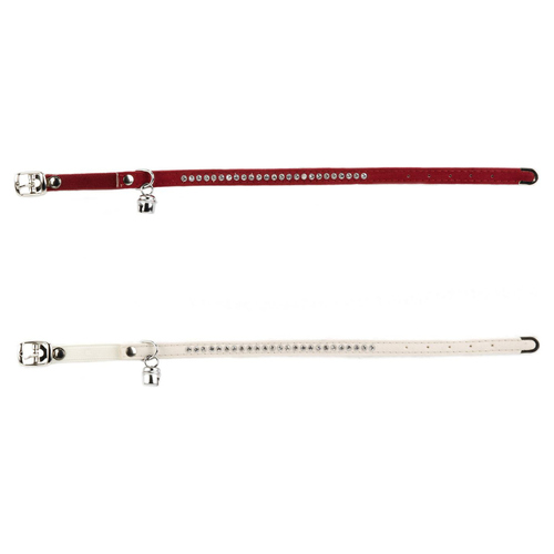 Beeztees Katzenhalsband Swarovski rot