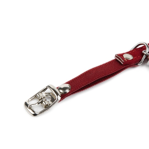weitere Abbildung Beeztees Katzenhalsband Swarovski rot