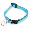 Beeztees Katzenhalsband Uni Nylon hellblau Abbildung 1
