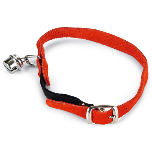 Beeztees Katzenhalsband Wildleder rot