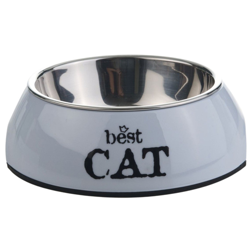 Beeztees Katzennapf Best Cat grau