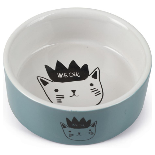 Beeztees Katzennapf Eek Keramik blau
