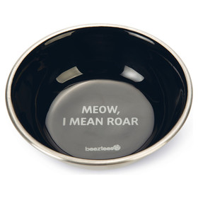 Abbildung Beeztees Katzennapf Roar Edelstahl schwarz