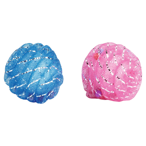 Beeztees Katzenspielzeug Ball mit Perlen - 2 Stück