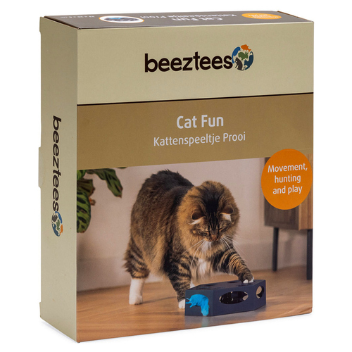 weitere Abbildung Beeztees Katzenspielzeug Beute interaktiv grau