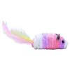 Beeztees Katzenspielzeug Chenille Maus Mosey pink Abbildung 3