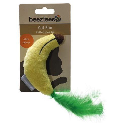 weitere Abbildung Beeztees Katzenspielzeug Dschungel Banane gelb