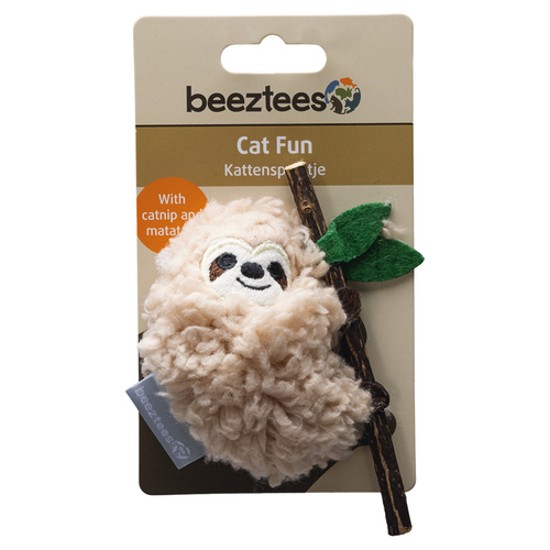 weitere Abbildung Beeztees Katzenspielzeug Dschungel Matatabi Faultier braun