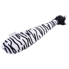 Abbildung Beeztees Katzenspielzeug Dschungel Zebraschwanz schwarz/wei