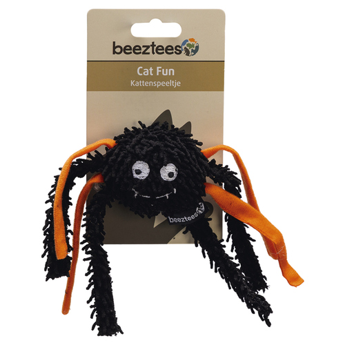 weitere Abbildung Beeztees Katzenspielzeug Halloween Spinne orange/schwarz