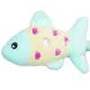 Beeztees Katzenspielzeug Kitten Plüsch Fisch mit Seil Roxy Abbildung 3