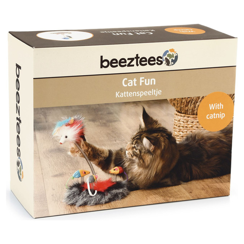 weitere Abbildung Beeztees Katzenspielzeug Mausfamilie inkl. Feder und Katzenminze