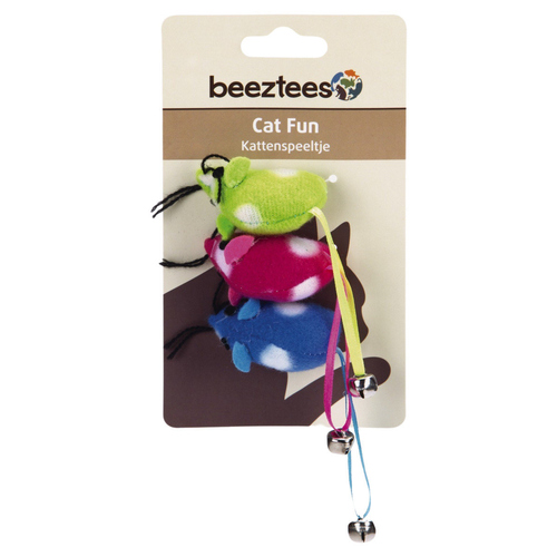 weitere Abbildung Beeztees Katzenspielzeug Petti Maus - 3 Stck