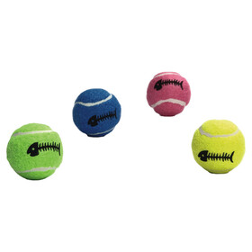 Abbildung Beeztees Katzenspielzeug Tennisball mit Glocke