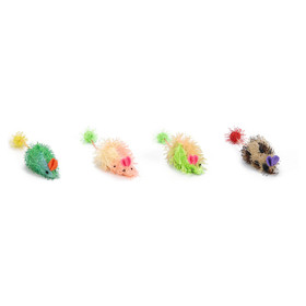 Abbildung Beeztees Katzenspielzeug langhaarige Maus Rainbow