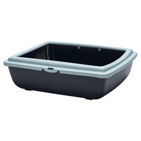 Abbildung Beeztees Katzentoilette Juliet Eco hellblau/schwarz