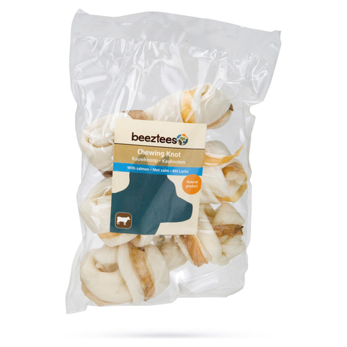 Beeztees Kauknoten Lachs 6 x 3 Stück / Sparpaket