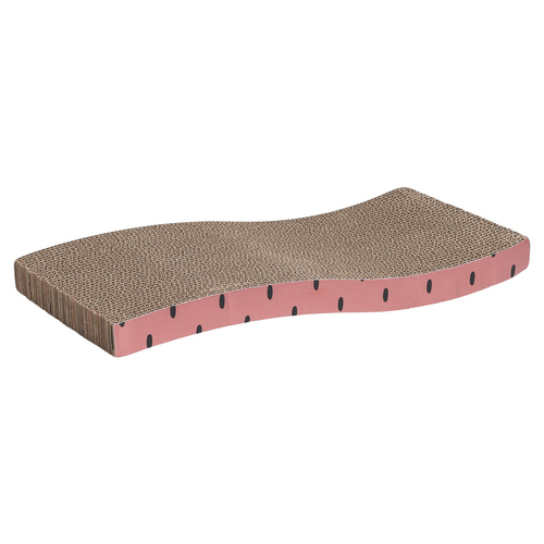 Beeztees Kratzbrett Dots aus Karton rosa