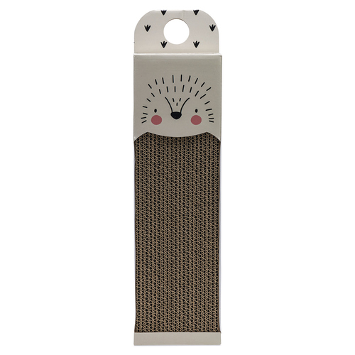Beeztees Kratzbrett Igel aus Karton beige