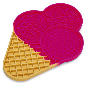 Abbildung Beeztees Leckmatte Eiscreme Silikon rosa