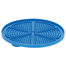Abbildung Beeztees Leckmatte Pizza aus Silikon blau