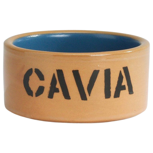 Meerschweinchen-Napf Keramik braun, Abbildung 1