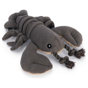 Beeztees Minus One Hundespielzeug Hummer mit Plastikflasche grau-beige