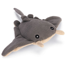 Beeztees Minus One Hundespielzeug Mantarochen grau-beige