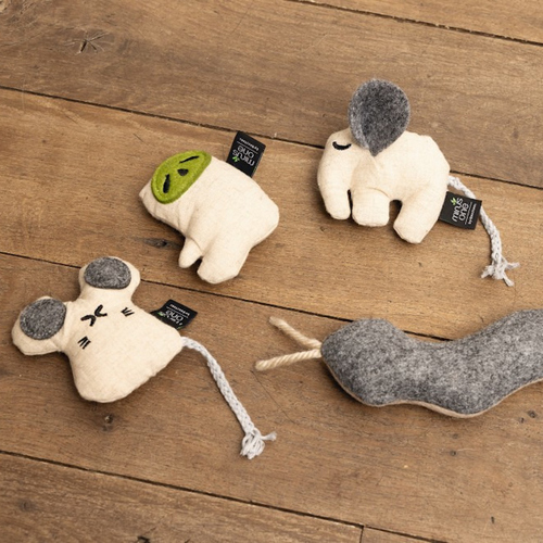 weitere Abbildung Beeztees Minus One Katzenspielzeug Elefant Do creme