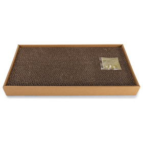 Abbildung Beeztees Minus One Kratzbrett aus Pappe Ilana beige-braun