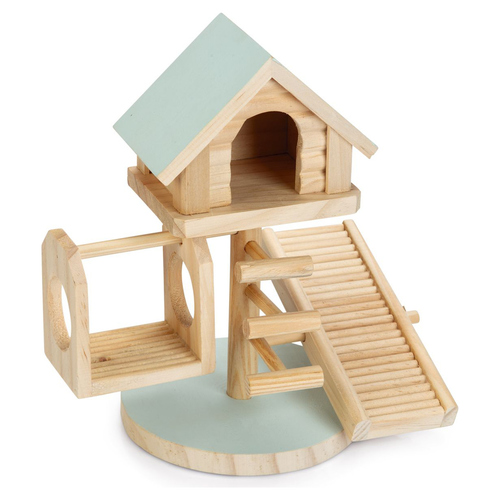 Beeztees Nager Spielhaus Lovy Holz mint