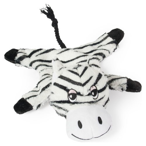 Beeztees Plüschspielzeug Safari Zino schwarz/weiß