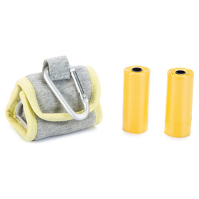 Abbildung Beeztees Puppy Kotttenspender mit Tasche gelb